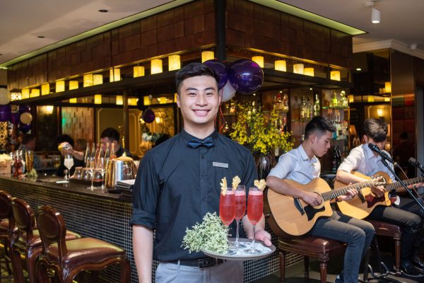 Red Bean's Bartender With Cocktail
