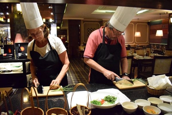 Pho cooking class in Red Bean restaurant