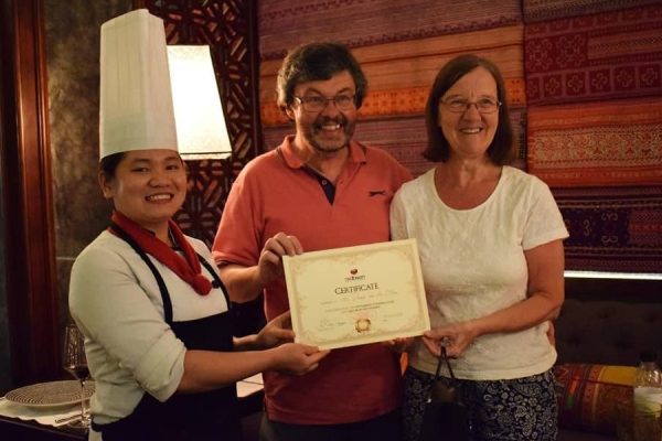Red Bean Cooking Class Certificate